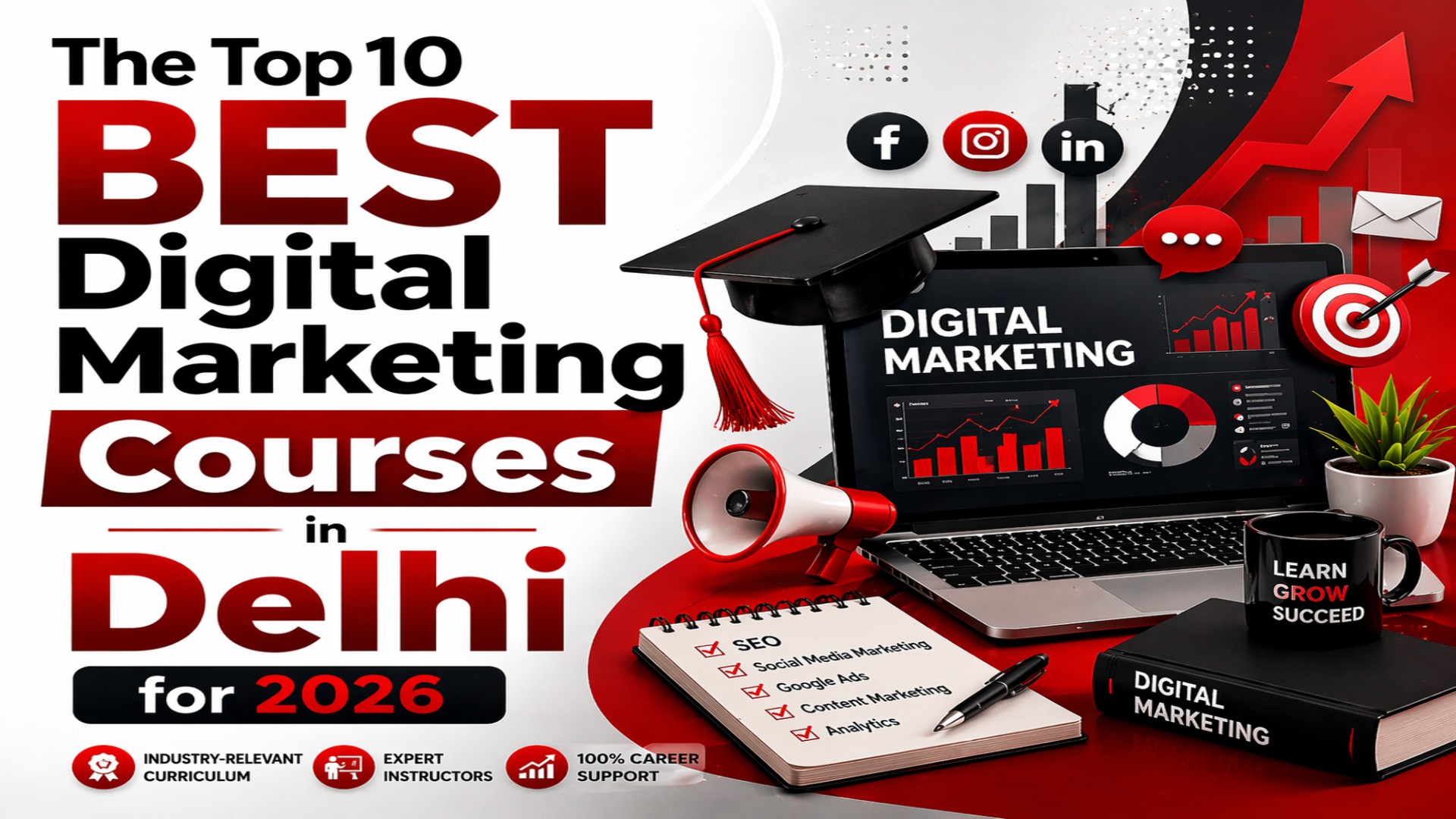 Top 10 BEST Digital Marketing Courses in Delhi